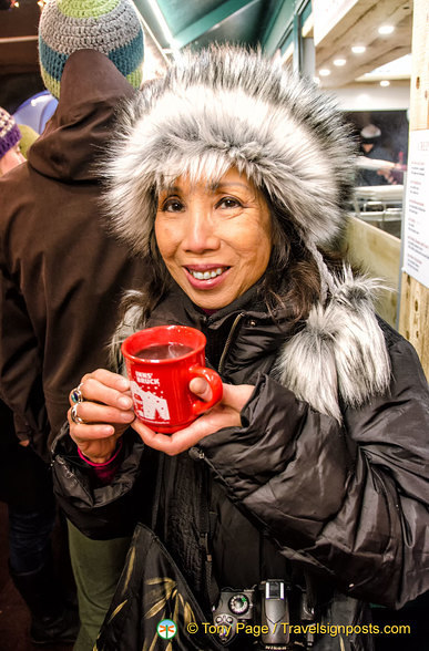 Keeping warm with some gluhwein