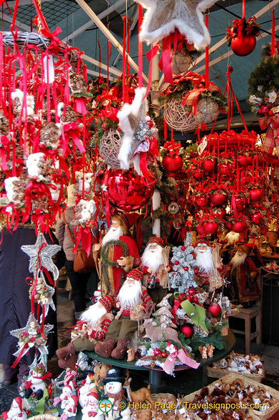 Colourful Christmas decorations