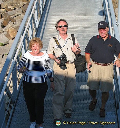 Jackie, Tony & Mike, triumphant after a day's adventure