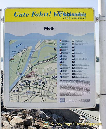 Town map of Melk