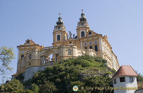 Melk Abbey still looks like a fortress today