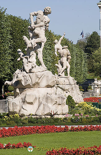 Sculptures in the Mirabell Gardens