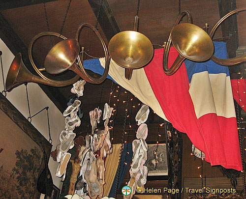 Marchfelderhof Restaurant ceiling decorations