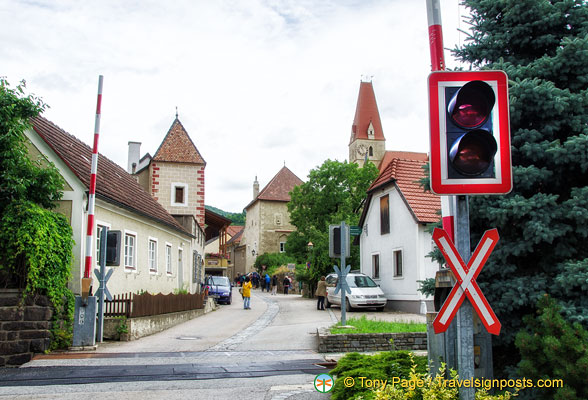 Railway junction at Weissenkirchen