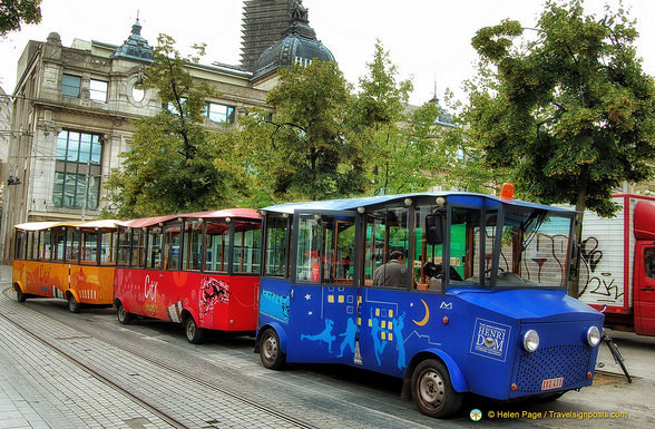 Tourist train at Groenplaats