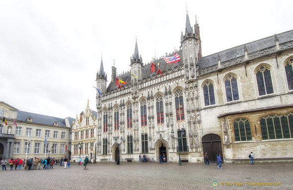 View of the cobbled Burg Square