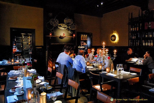 Romantic dining room at Cafedraal