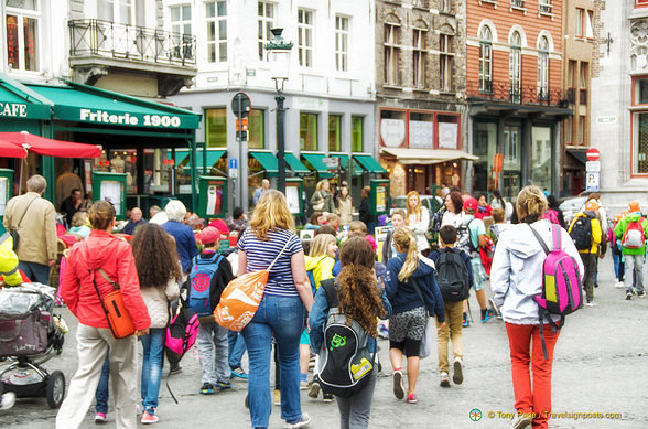 School kids on an outing