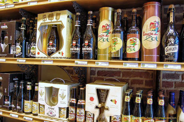 Belgium beer shop at the Galeries Royale Saint-Hubert