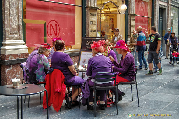 A group of ladies celebrating at the Neuhaus Salon