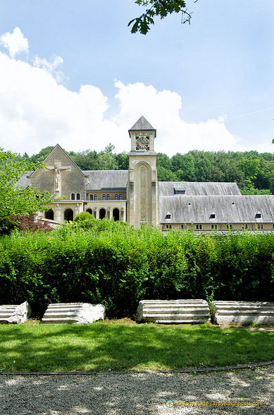 View of the new Orval Basilica