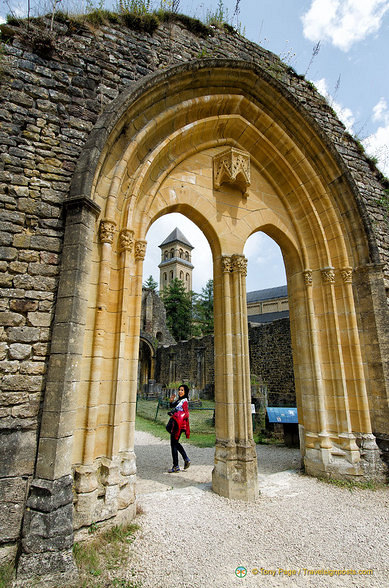 Orval Abbey ruins