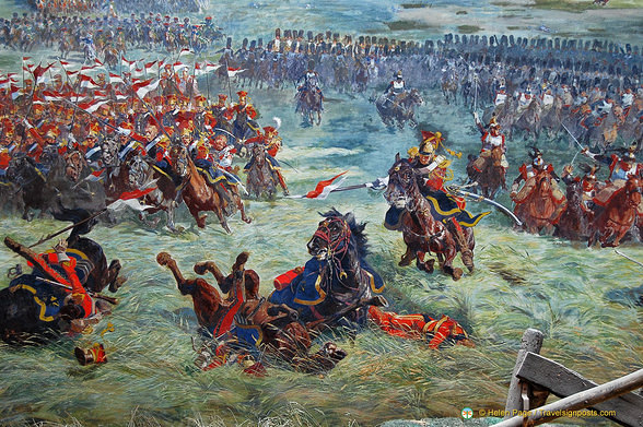 Napoleon leading the charge