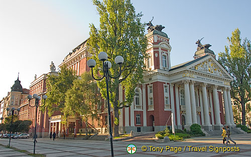 Ivan Vazov National Theatre, Bulgaria's National Theatre, named after the prominent writer