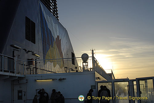 Channel Ferry and Road to Antwerp