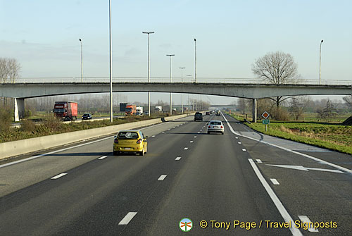 Channel Ferry and Road to Antwerp