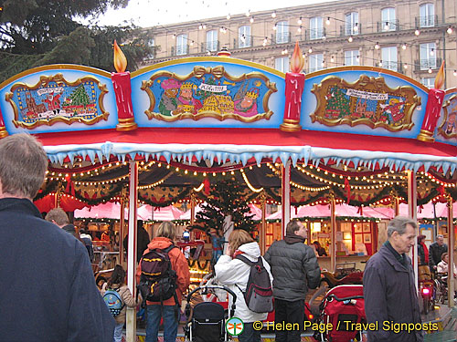 A carousel to keep the kids entertained