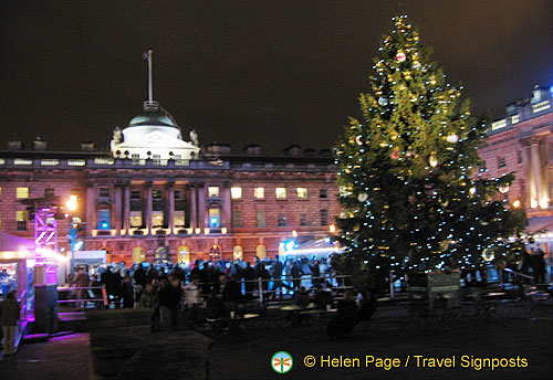 Ice-skating at Somerset House 