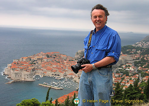 Tony, snapping Dubrovnik Old Town