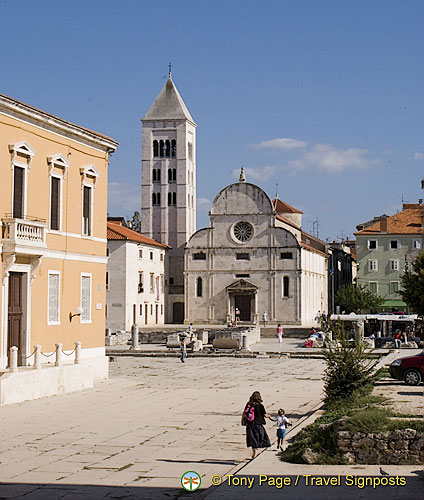 Zadar - Croatia - Renaissance facade of the Church of St. Mary