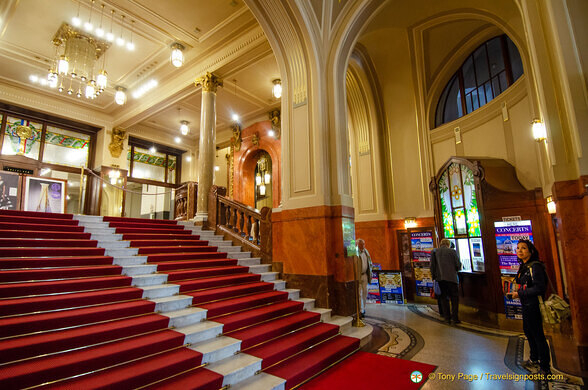 Staircase to Smetana Hall