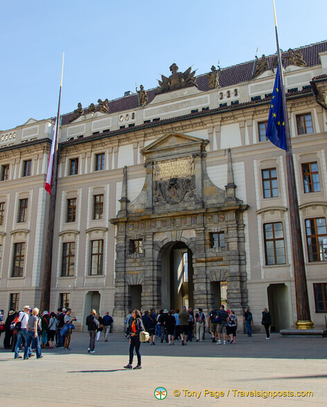 Matyas Gate (Matyášova brána) in western wing courtyard