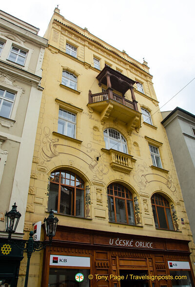 U České Orlice apartment block near Powder Tower