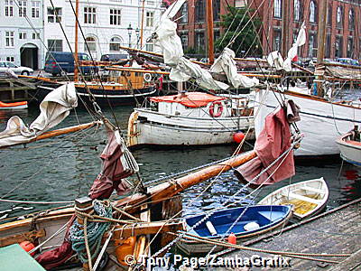 The boats take you through Copenhagen's canals and is also an alternative means of transport