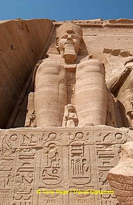 The Temple facade was buried in sand for centuries.
[Great Temple of Abu Simbel - Egypt]