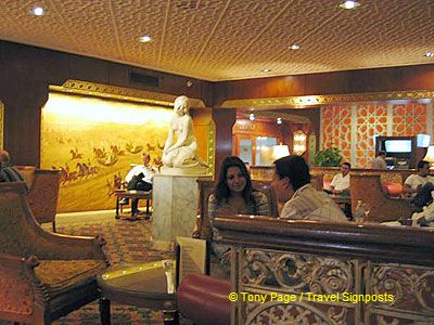 Shot of the lounge bar.
[Marriott Hotel - Cairo - Egypt]