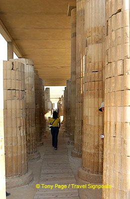 The site design provided the template for subsequent Egyptian architecture.
[Step Pyramid of Djoser - Saqqara - Egypt]