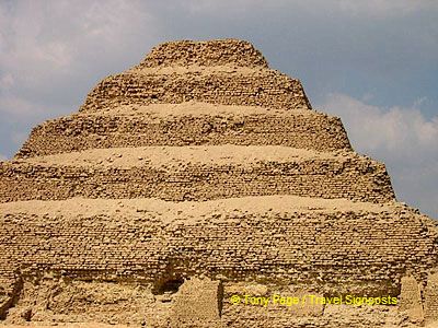 It spanned an area over 6 km long and more than 1.5 km wide.
[Step Pyramid of Djoser - Saqqara - Egypt]