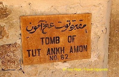 Tomb of Tut Ankh Amon
[Valley of the Kings - Egypt]
