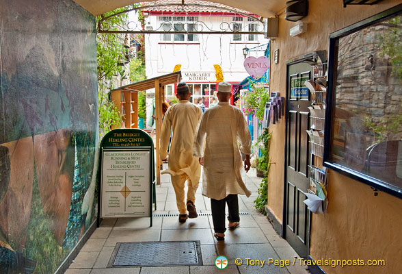 Walking into The Courtyard