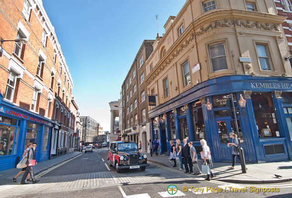 On the corner of Bow and Long Acre Streets