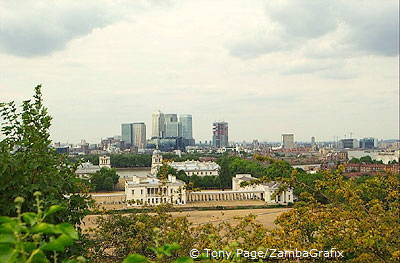 The Naval Museum from the Greenwich Observatory