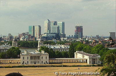 View of Docklands and the Naval Museum