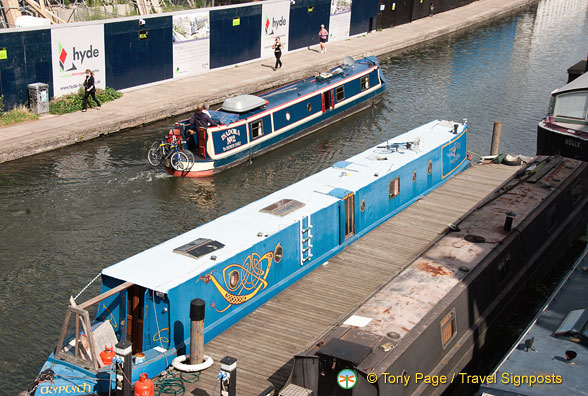 View of canal from Neil's apartment