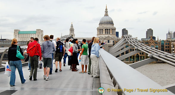 Crossing the Millenium Bridge