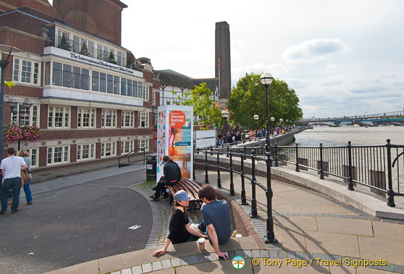 Outside the Globe Theatre