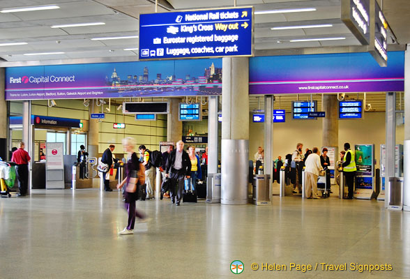 St Pancras ground floor concourse