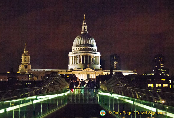 St Paul's Cathedral from the Millenium Bridge