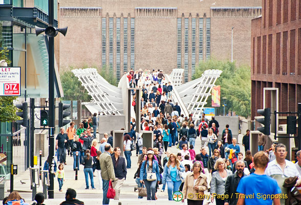 Millenium Bridge and the Tate Modern