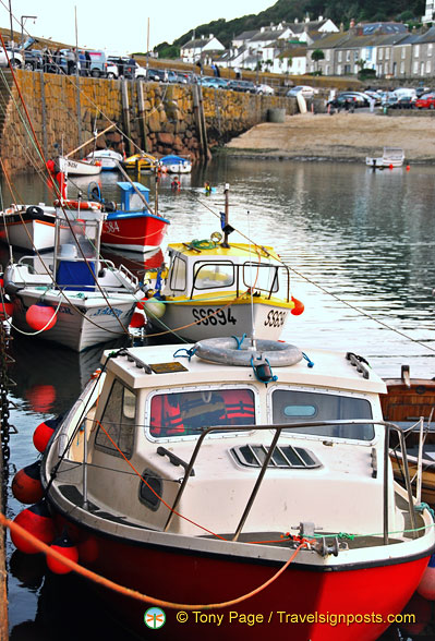 Fishing boats in Mousehole