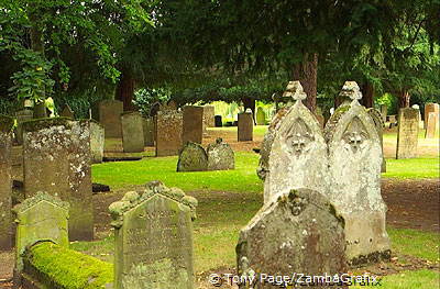 Graveyard of the Church where Shakespeare was buried [Stratford-upon-Avon - England]