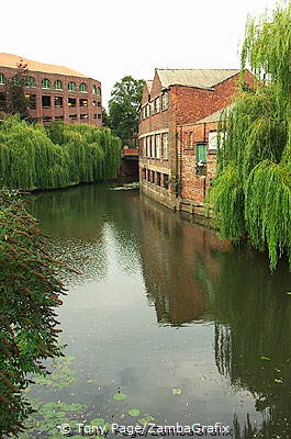 A river view of York