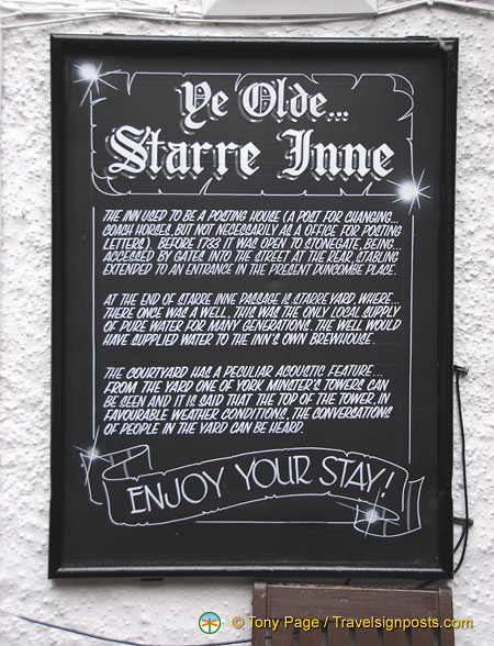 About Ye Olde Starre Inne