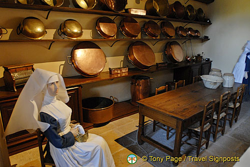 Hospice de Beaune kitchen