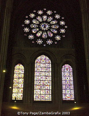 West Rose Window and Tree of Jesse panel