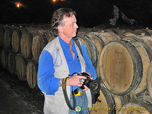 Wine-tasting, Gevry-Chambertin, Cote d'Or, France